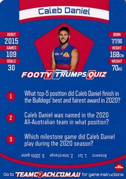 2021 Team Coach AFL #61 Caleb Daniel Back